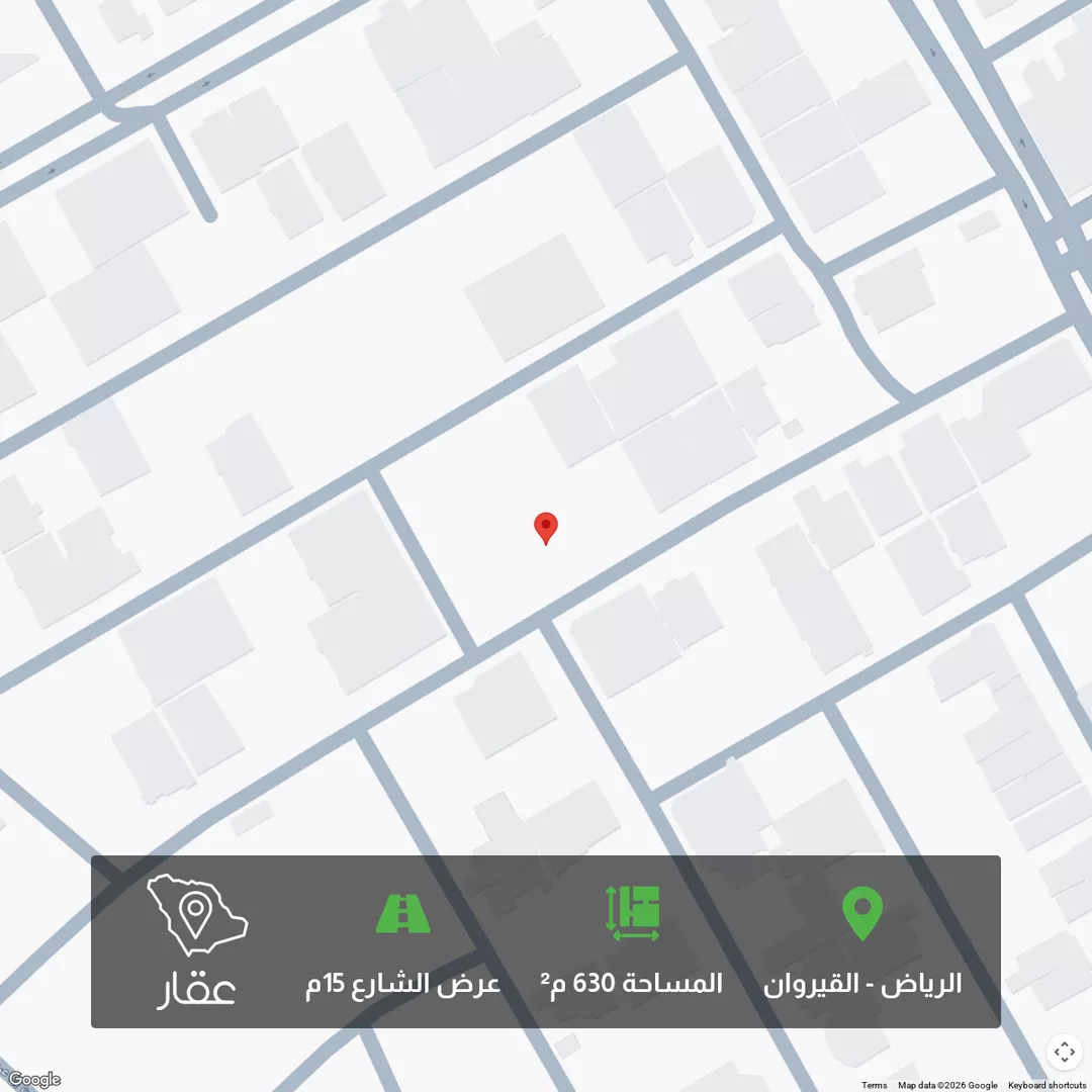 أرض للبيع في شارع عقرباء 83, حي عقرباء, مدينة الجبيلة, منطقة الرياض 1 صورة