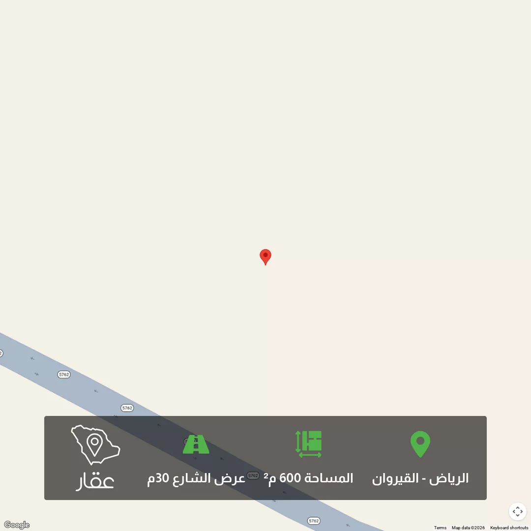 أرض للبيع في شارع ابها, حي الوادي, مدينة الجبيلة, منطقة الرياض 1 صورة