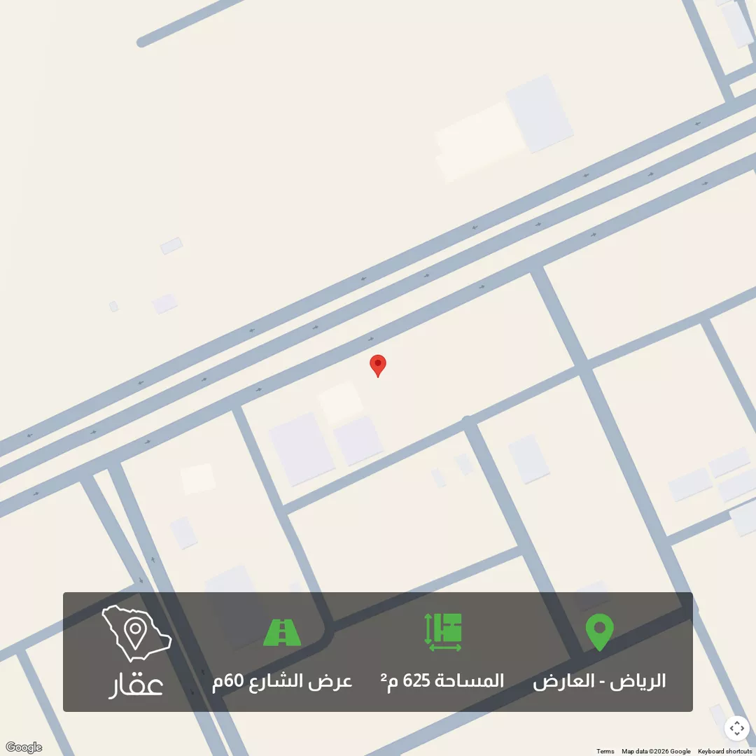 أرض للبيع في شارع الأمير خالد بن بندر بن عبدالعزيز, حي العارض, مدينة الرياض, منطقة الرياض 1 صورة