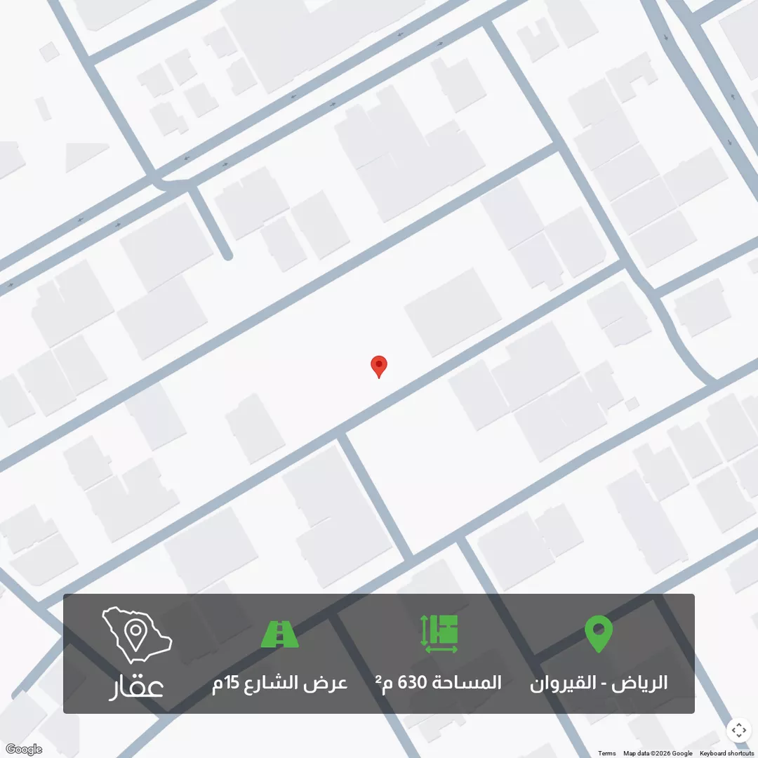 أرض للبيع في حي عقرباء, مدينة الجبيلة, منطقة الرياض 1 صورة