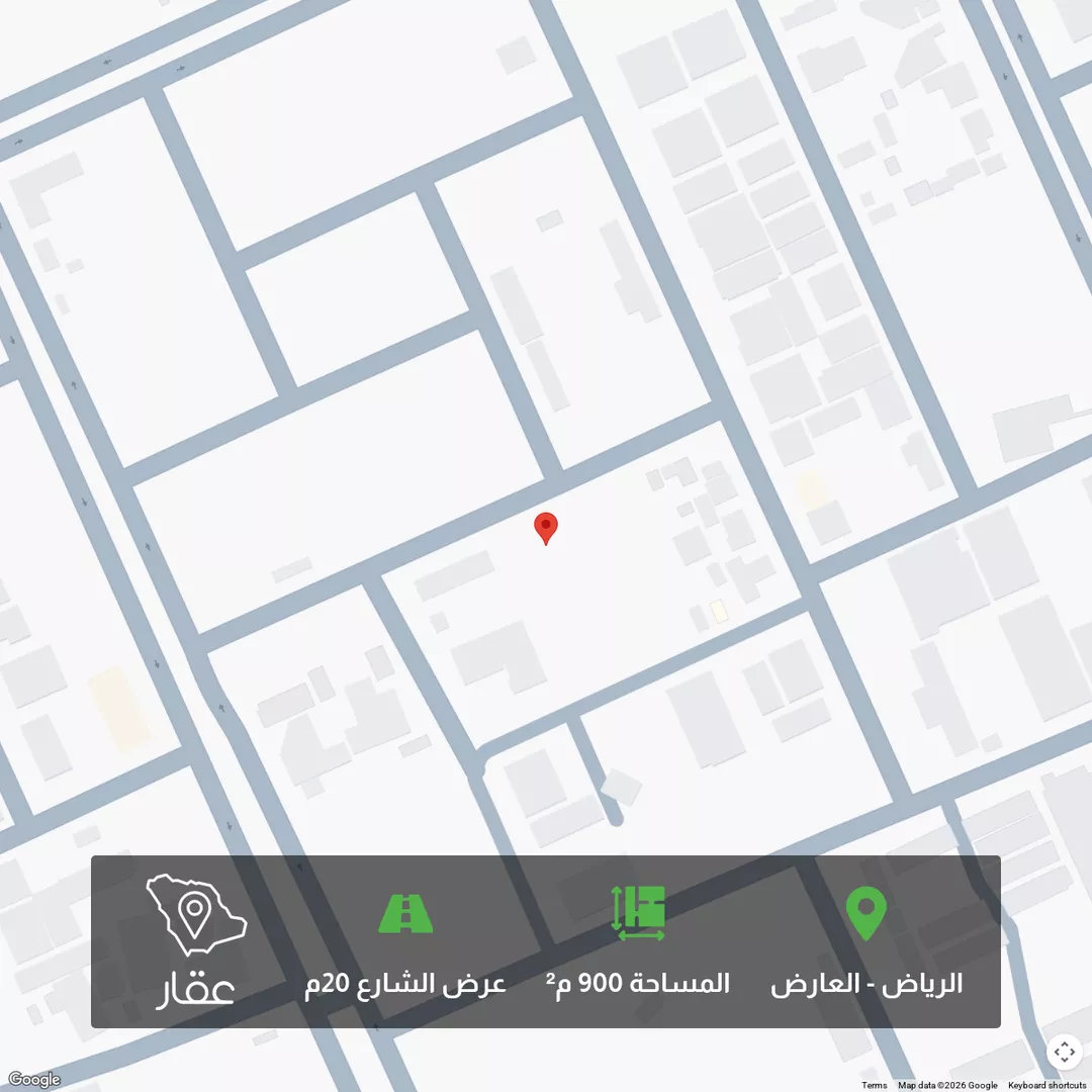 أرض للبيع في شارع أحمد صقر, حي العارض, مدينة الرياض, منطقة الرياض 1 صورة