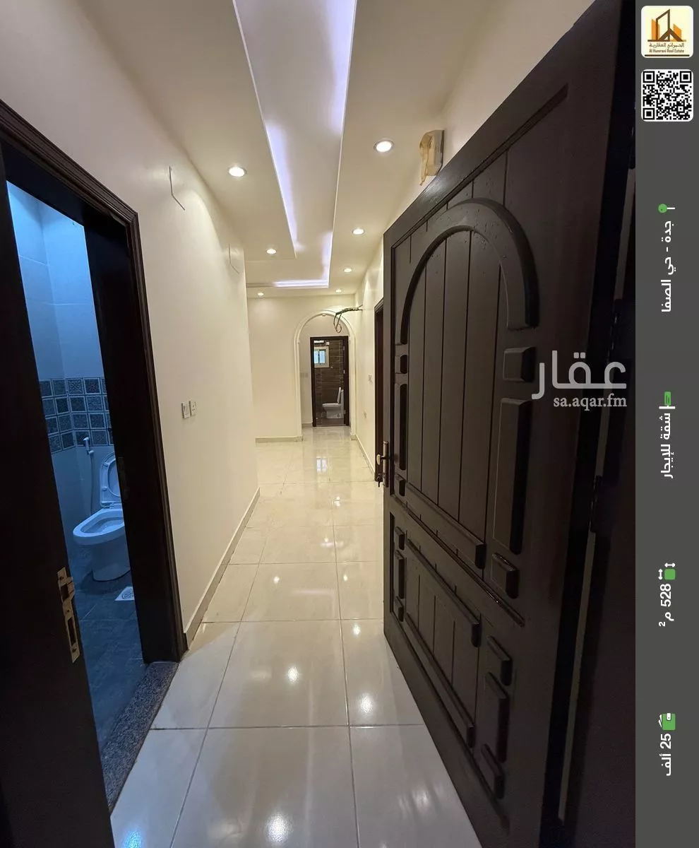 شقة للإيجار في شارع يحي بن عروه, حي الصفاء, مدينة جدة, منطقة مكة المكرمة 1 صورة