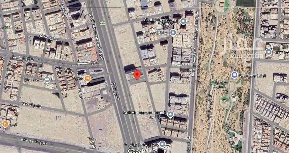أرض للإيجار في شارع طريق الامير محمد بن فهد الفرعي, حي المنتزة, مدينة الدمام, المنطقة الشرقية 1 صورة