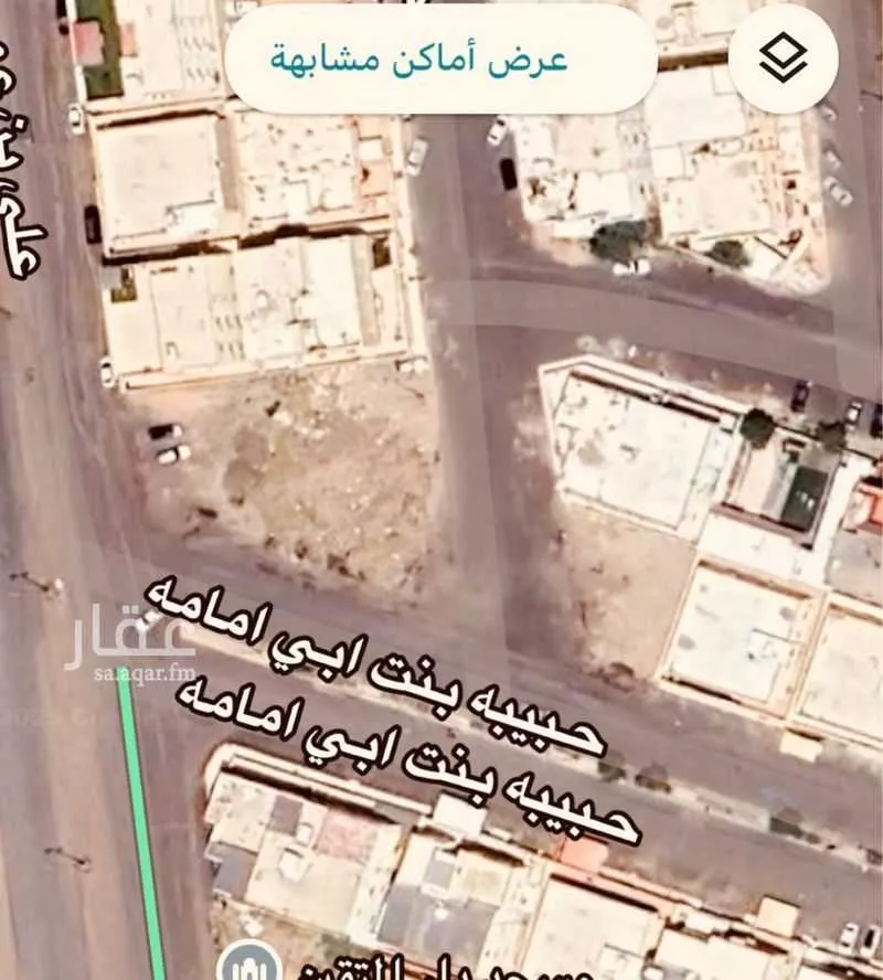 أرض للبيع في شارع حبيبة بنت أبي امامه, حي العزيزية, مدينة المدينه المنوره, منطقة المدينة المنورة 1 صورة