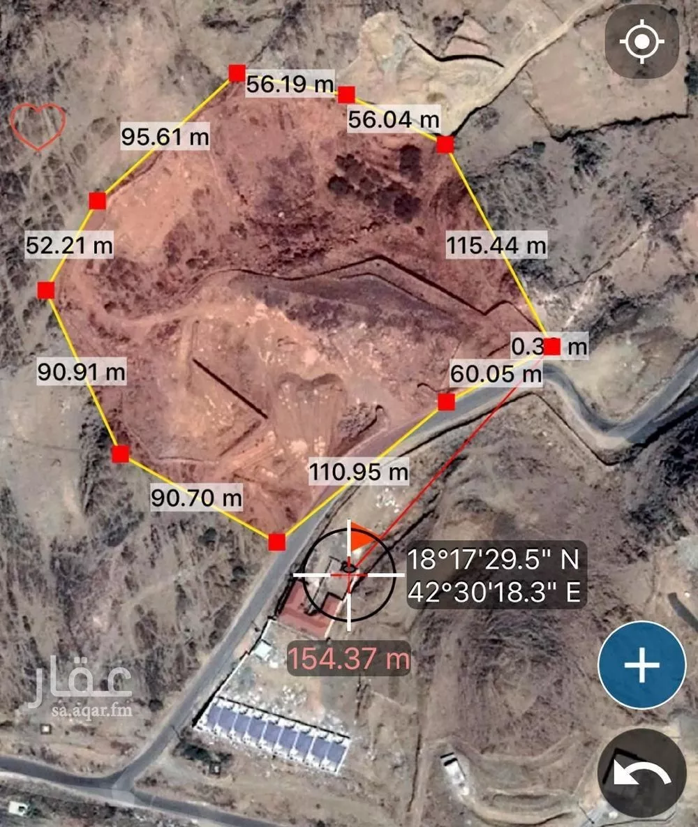 أرض للإيجار في شارع العام, حي المصيف, مدينة أبها, منطقة عسير 1 صورة