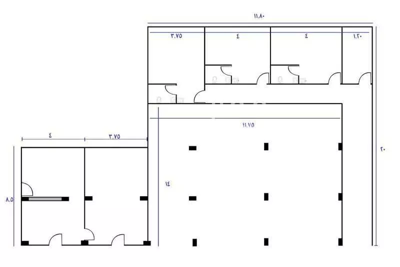 محل للإيجار في شارع عمر بن الخطاب ، حي النزهة ، محايل عسير ، محايل 1 صورة