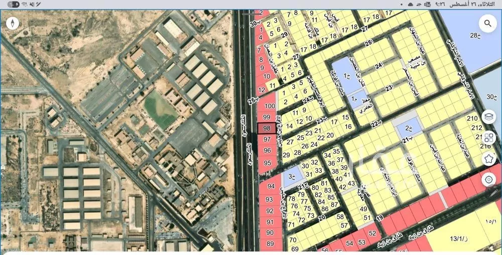 أرض للبيع في شارع الملك سعود ابن عبدالعزيز سعود, حي قرطبة, مدينة الخبر, المنطقة الشرقية 1 صورة