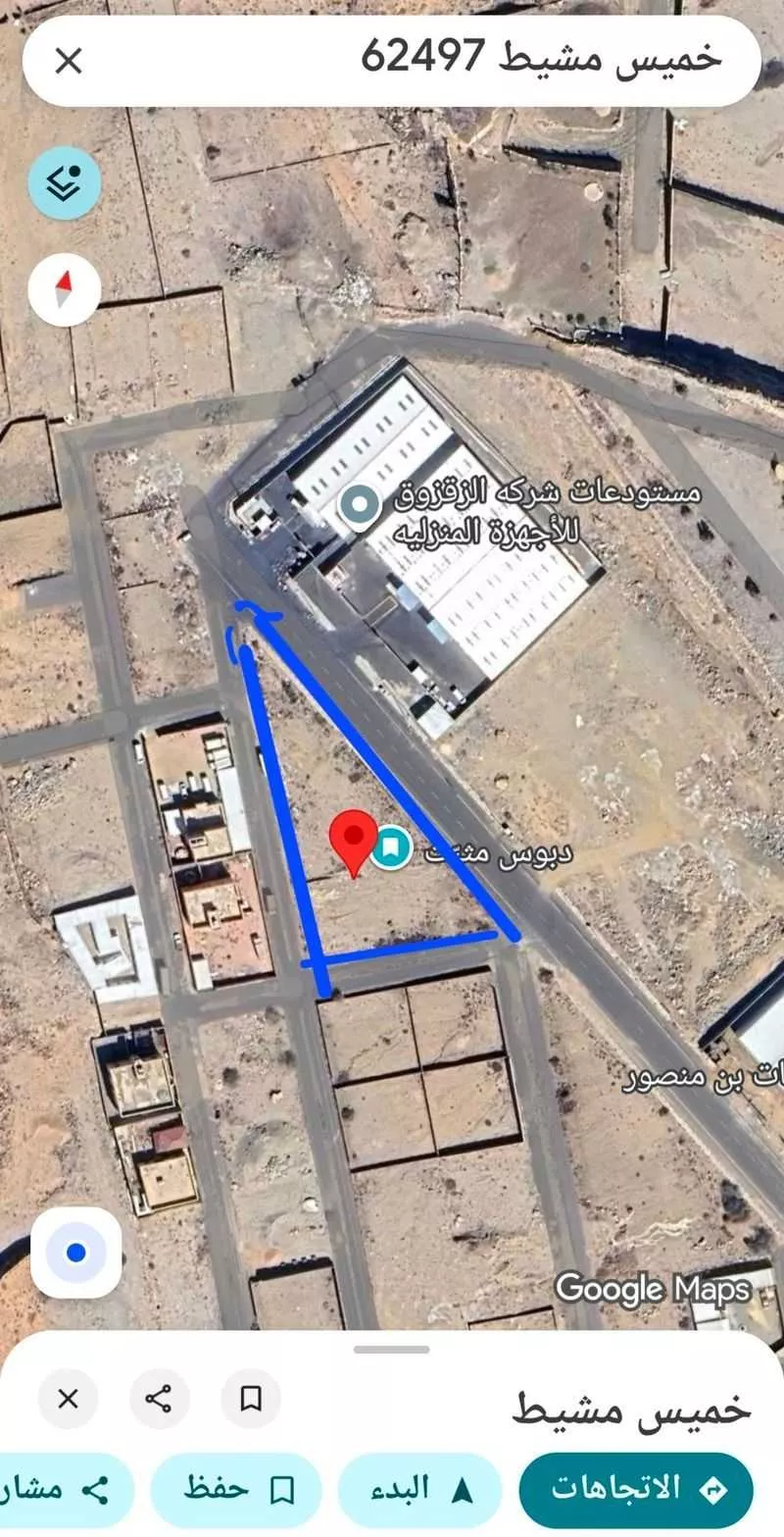 أرض للإيجار في شارع ابي غانم الحلبي ، خميس مشيط ، خميس مشيط 1 صورة