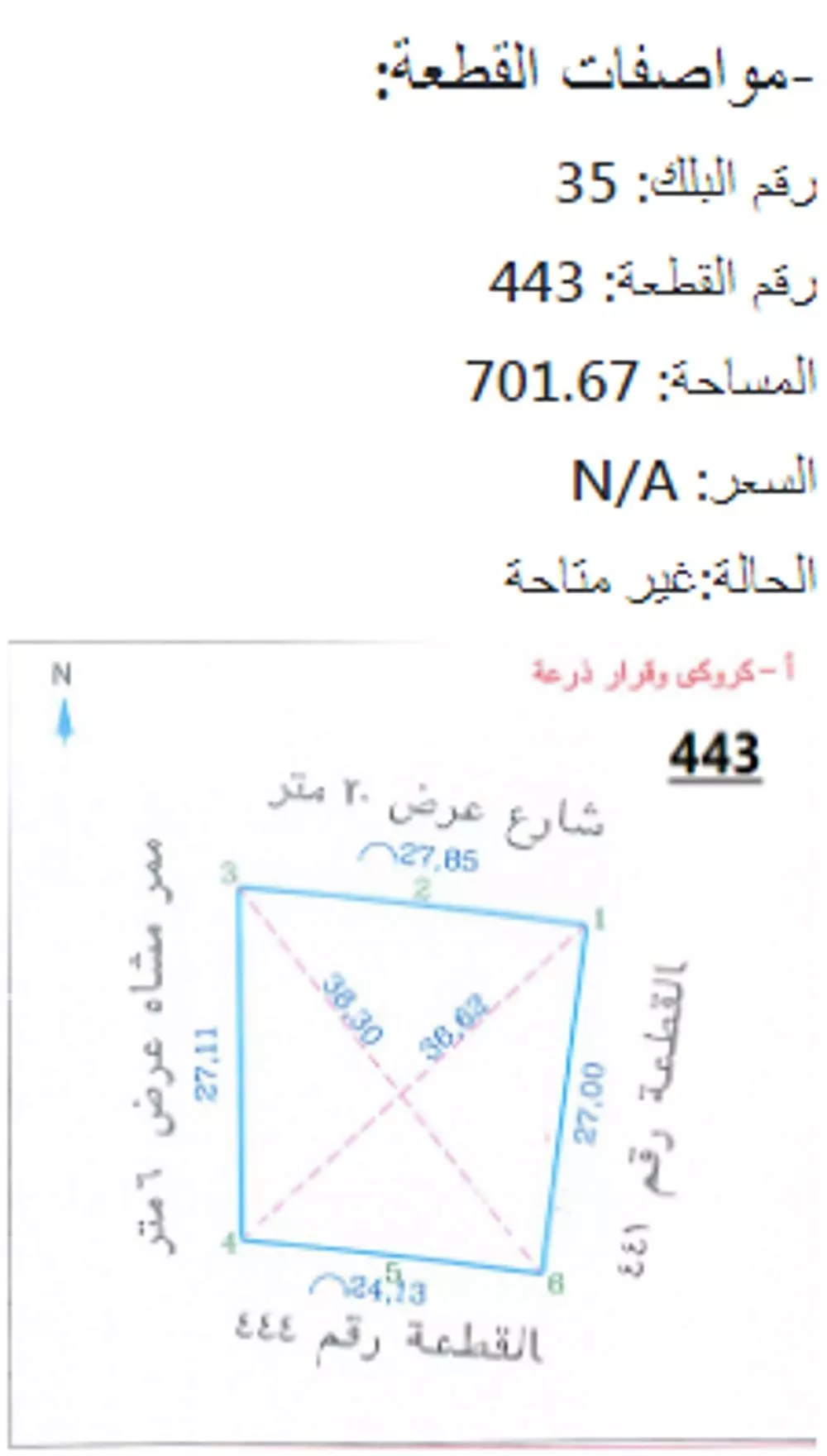 أرض للبيع في حي الورود, مدينة امارة منطقة مكة المكرمة - الطائف, منطقة مكة المكرمة 1 صورة