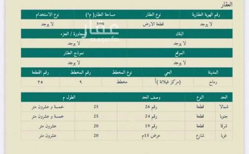 أرض للبيع في مدينة الغيلانه, منطقة الرياض 1 صورة