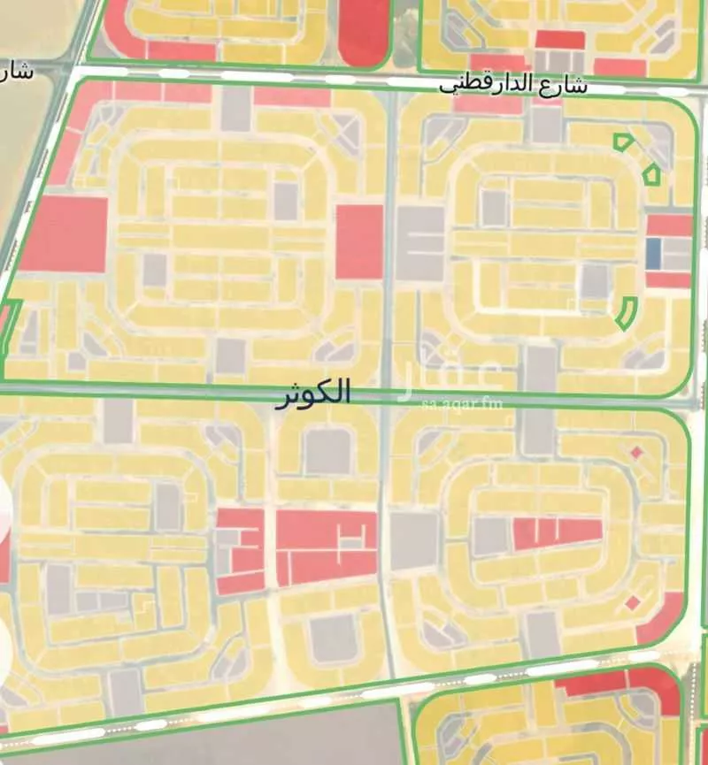 أرض للبيع في شارع ابو العباس الشاعر, حي الكوثر, مدينة الخبر, المنطقة الشرقية 1 صورة