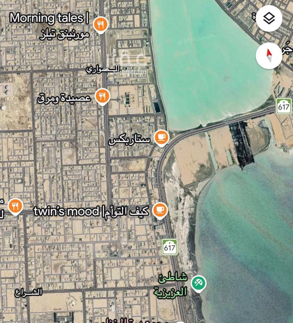 أرض للبيع في شارع ابراهيم بن خلاد, حي الشراع, مدينة الخبر, المنطقة الشرقية 1 صورة