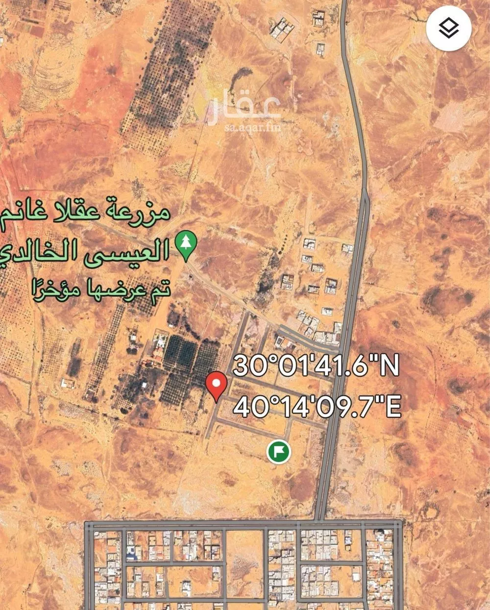 أرض للبيع في حي النفل, مدينة سكاكا, منطقة الجوف 1 صورة