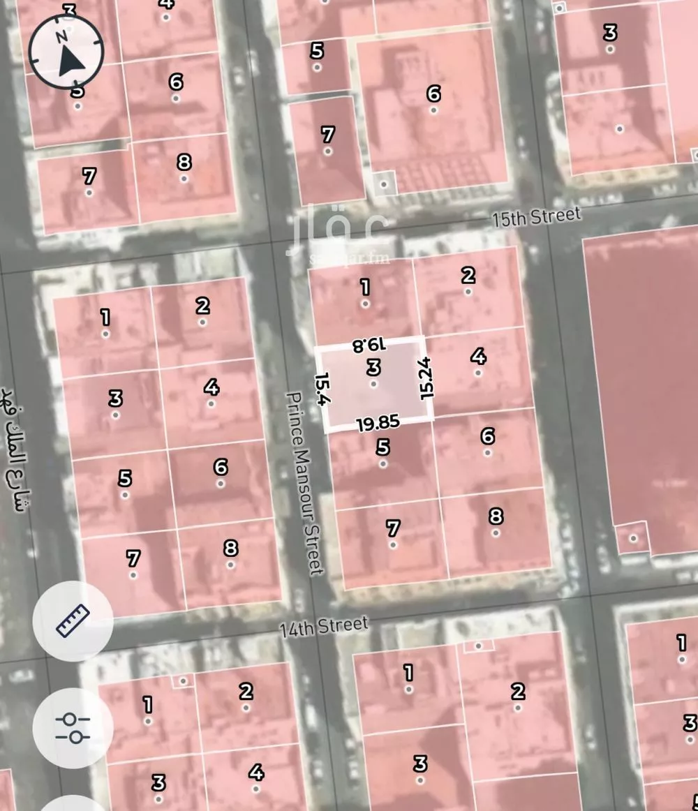 أرض للبيع في شارع الامير منصور ابن عبدالعزيز, حي الخبرالشمالية, مدينة الخبر, المنطقة الشرقية 1 صورة