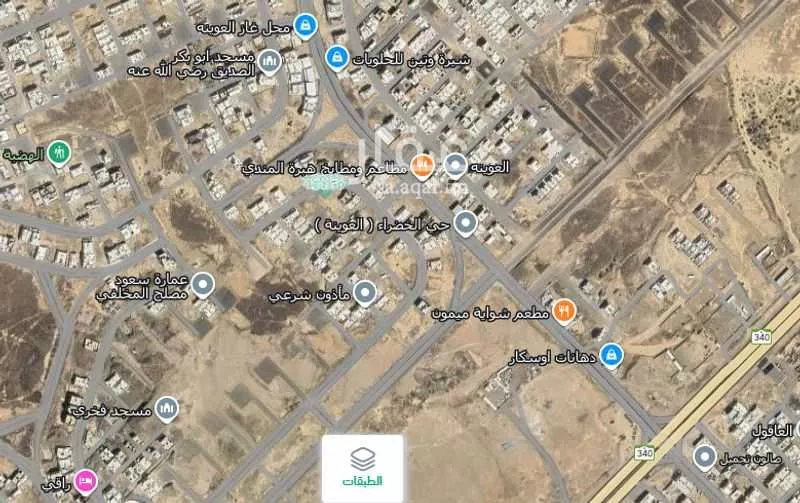 أرض للبيع في شارع جمال الدين ابو المكارم, حي الخضراء, مدينة المدينه المنوره, منطقة المدينة المنورة 1 صورة