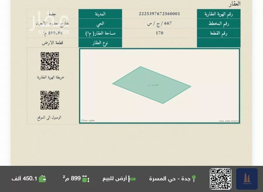 أرض للبيع في حي الشعيبه, مدينة جدة, منطقة مكة المكرمة