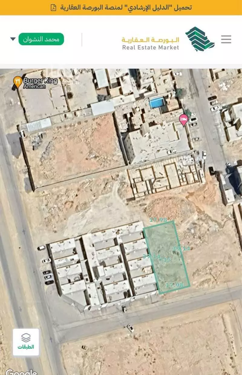 أرض للبيع في شارع 5913691, حي ظهره العودة غرب, مدينة امارة منطقة الرياض - الدرعيه, منطقة الرياض 1 صورة