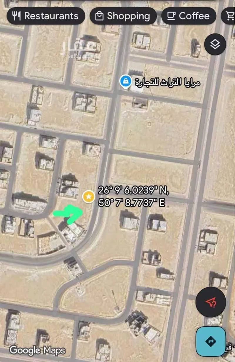 أرض للبيع في شارع ابو العباس الشاعر, حي الكوثر, مدينة الخبر, المنطقة الشرقية 1 صورة