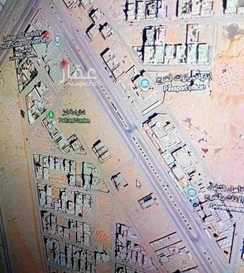 أرض للبيع في شارع عمرو الباهلي, حي العدامة, مدينة الخرج, منطقة الرياض 1 صورة