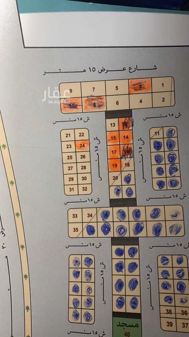 أرض للبيع في شارع طريق كير , حي سمحه ومزارعها, مدينة سمحه ومزارعها, منطقة القصيم 1 صورة