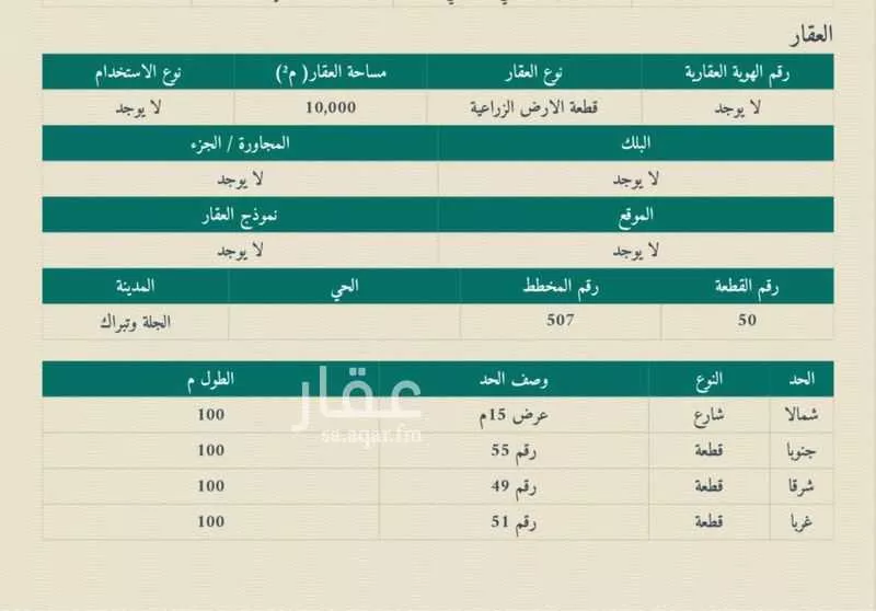 أرض للبيع في حي العريديه, مدينة العريديه, منطقة الرياض 1 صورة