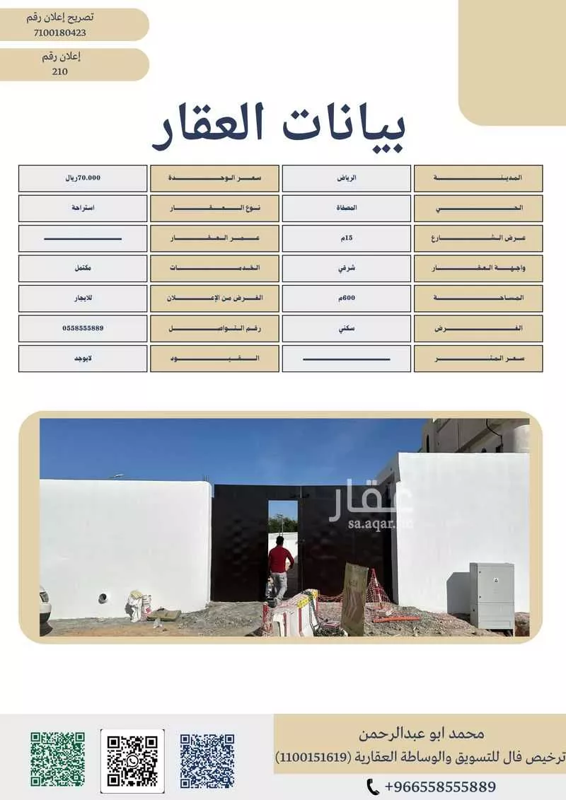 استراحة للإيجار في حي المصفاة, مدينة الرياض, منطقة الرياض 1 صورة