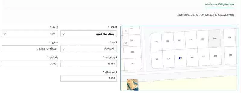 أرض للبيع في شارع عبدالله ابن عبدالعزيز, حي (حي رقم (6, مدينة الليث, منطقة مكة المكرمة 1 صورة