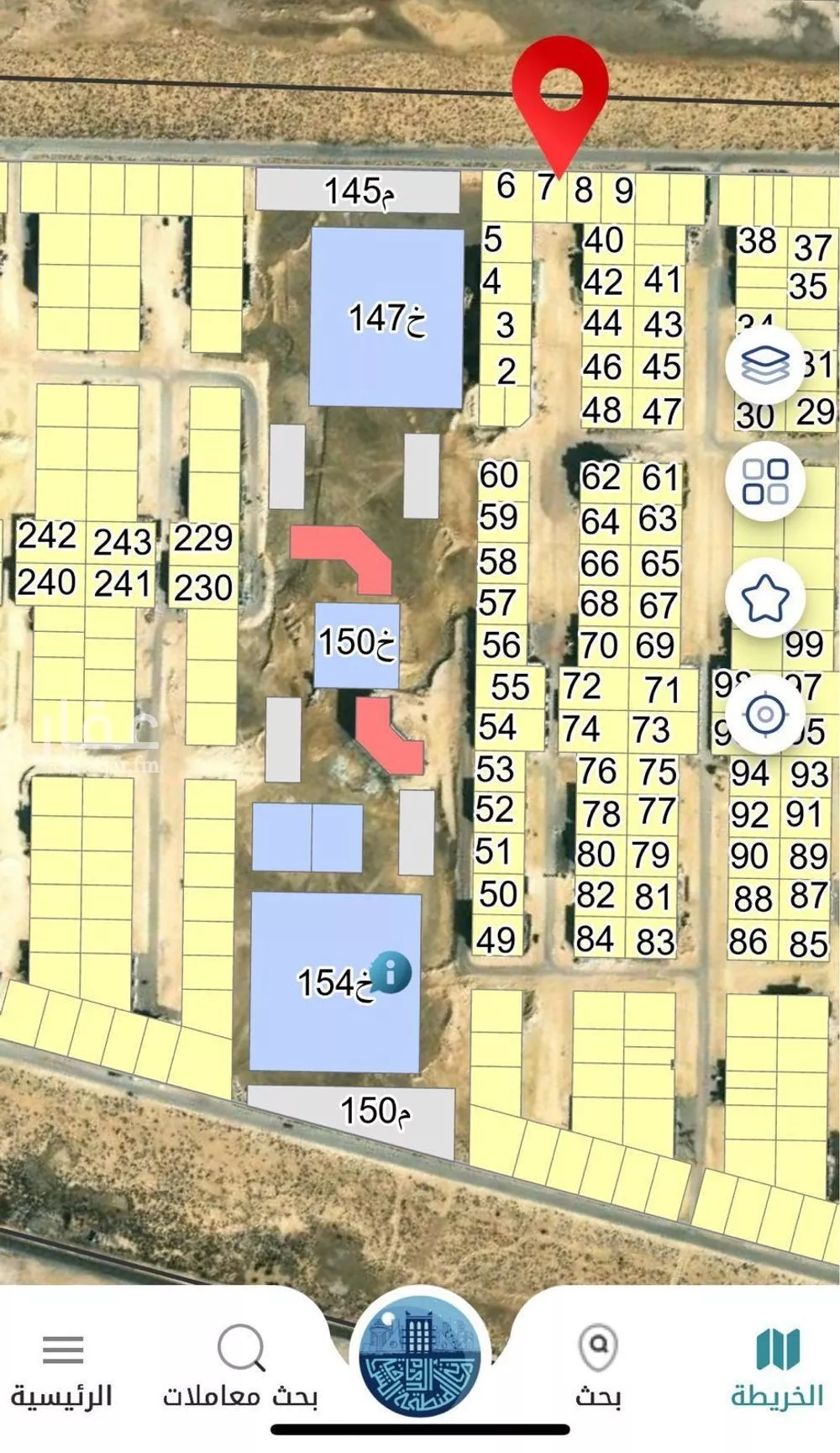 أرض للبيع في شارع غرناطة 291, حي غرناطة, مدينة الجبيل, المنطقة الشرقية 1 صورة