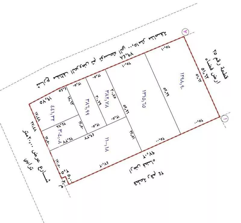 أرض للبيع في شارع 8080268, حي الشقة, مدينة بريدة, منطقة القصيم 1 صورة