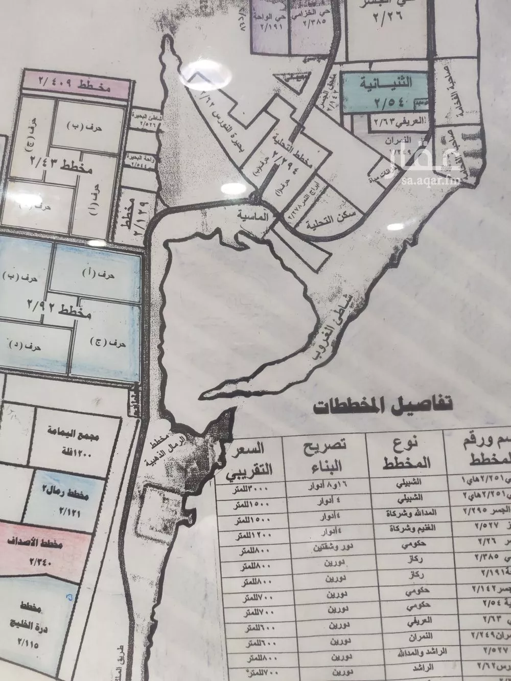 أرض للبيع في حي البحيرة, مدينة الخبر, المنطقة الشرقية 1 صورة