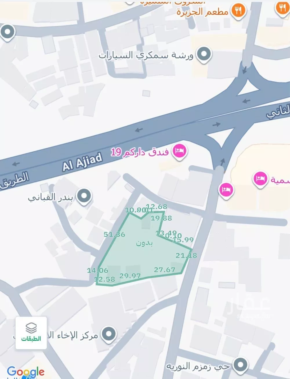 أرض للبيع في شارع 334 الخالدية, حي الخالدية, مدينة مكه المكرمه, منطقة مكة المكرمة 1 صورة