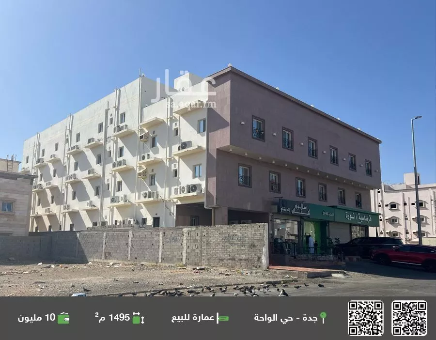 عمارة للبيع في شارع جودي بن عثمان, حي الواحة, مدينة جدة, منطقة مكة المكرمة 1 صورة