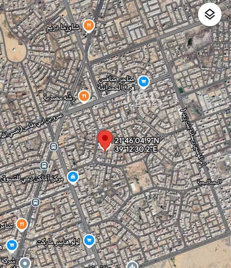 أرض للبيع في شارع بكري شطا الشافعي, حي الصالحية, مدينة جدة, منطقة مكة المكرمة 1 صورة