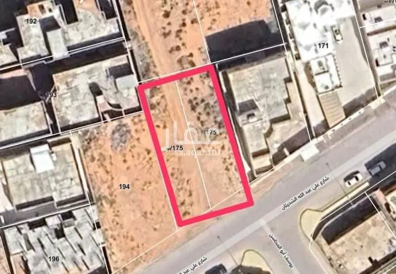 أرض للبيع في شارع علي عبدالله الشحيتان, حي الخالدية, مدينة عنيزه, منطقة القصيم 1 صورة