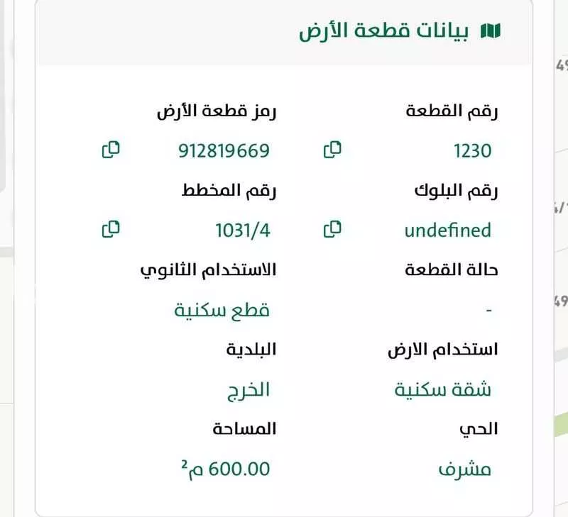 أرض للبيع في شارع 2115884, حي مشرف, مدينة الخرج, منطقة الرياض 1 صورة