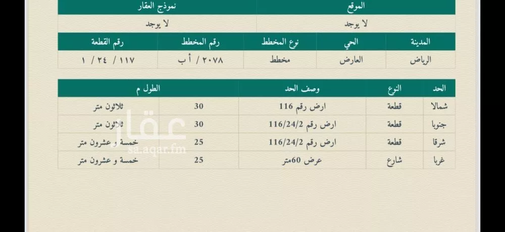 أرض للإيجار في شارع الملك عبدالعزيز ابن عبدالرحمن سعود الفرعي, حي العارض, مدينة الرياض, منطقة الرياض 1 صورة