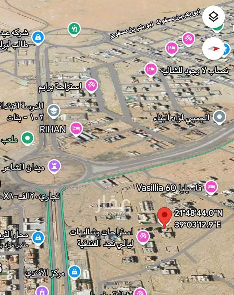 أرض للإيجار في حي البحيرات, مدينة جدة, منطقة مكة المكرمة 1 صورة