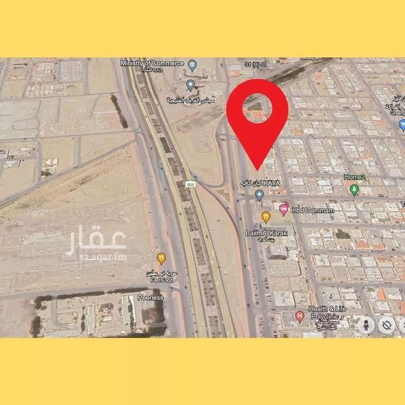 أرض للبيع في شارع طريق الملك فهد بن عبد العزيز, حي بدر, مدينة الدمام, المنطقة الشرقية 1 صورة