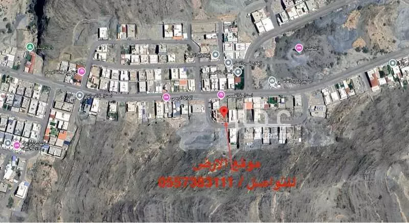 أرض للبيع في شارع ياسر بن عامر الكناني, حي الأخباب, مدينة امارة منطقة مكة المكرمة - الطائف, منطقة مكة المكرمة 1 صورة