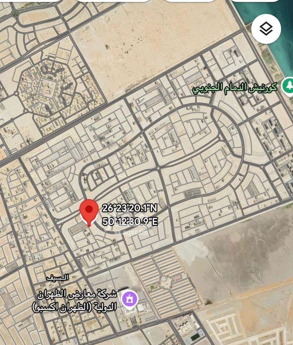 أرض للبيع في شارع 182 السيف, حي السيف, مدينة الدمام, المنطقة الشرقية 1 صورة