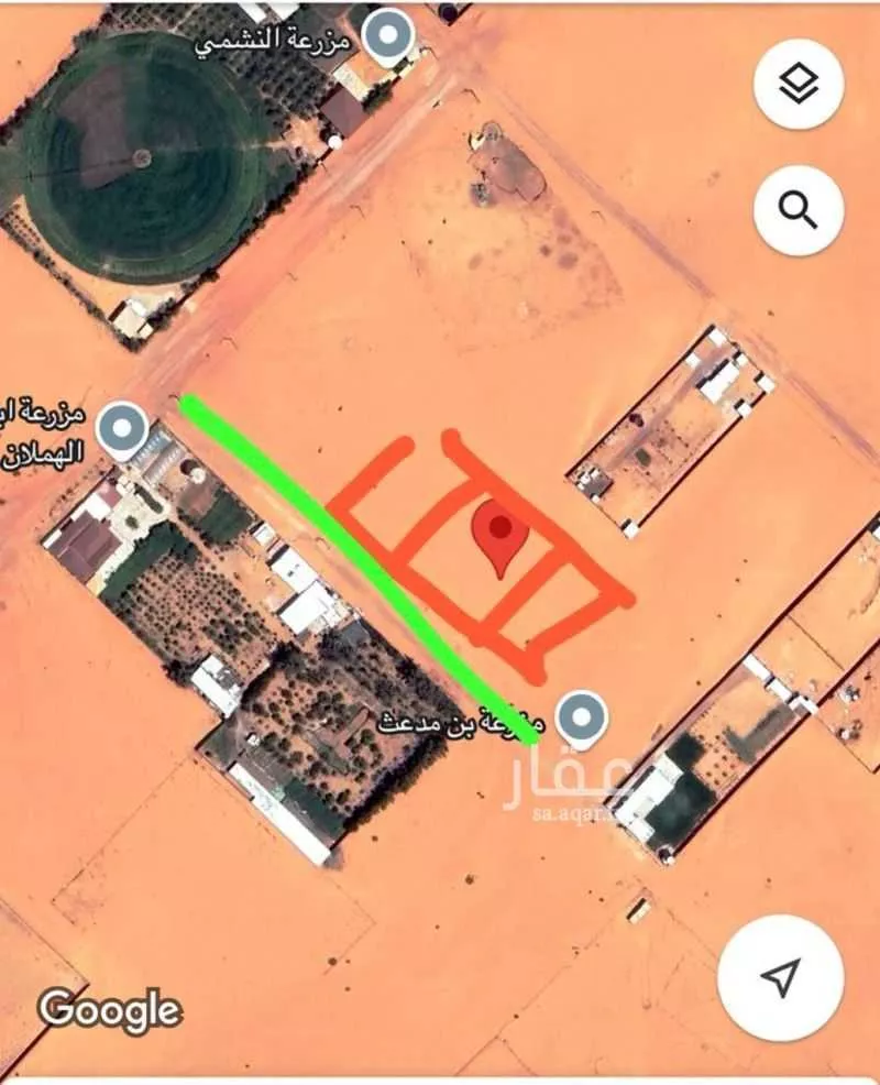 أرض للبيع في حي هجرة العناديه, مدينة هجرة العناديه, منطقة الرياض 1 صورة