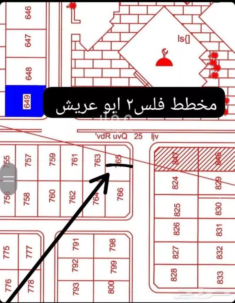 أرض للبيع في شارع البارودي, حي فلس, مدينة فلس, منطقة جازان 1 صورة