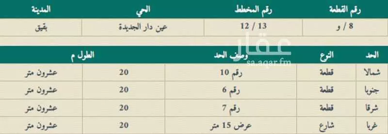 أرض للبيع في حي النزهة1, مدينة بقيق, المنطقة الشرقية 1 صورة
