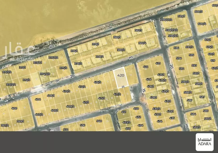 أرض للبيع في شارع صبيح بن بكرة, حي الصدفة, مدينة الدمام, المنطقة الشرقية 1 صورة