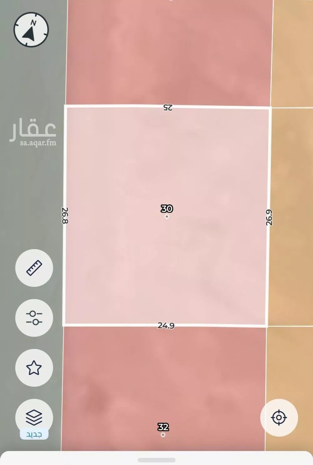 أرض للبيع في شارع سلمى بنت قيس النجاريه, حي طيبة, مدينة المدينه المنوره, منطقة المدينة المنورة 1 صورة