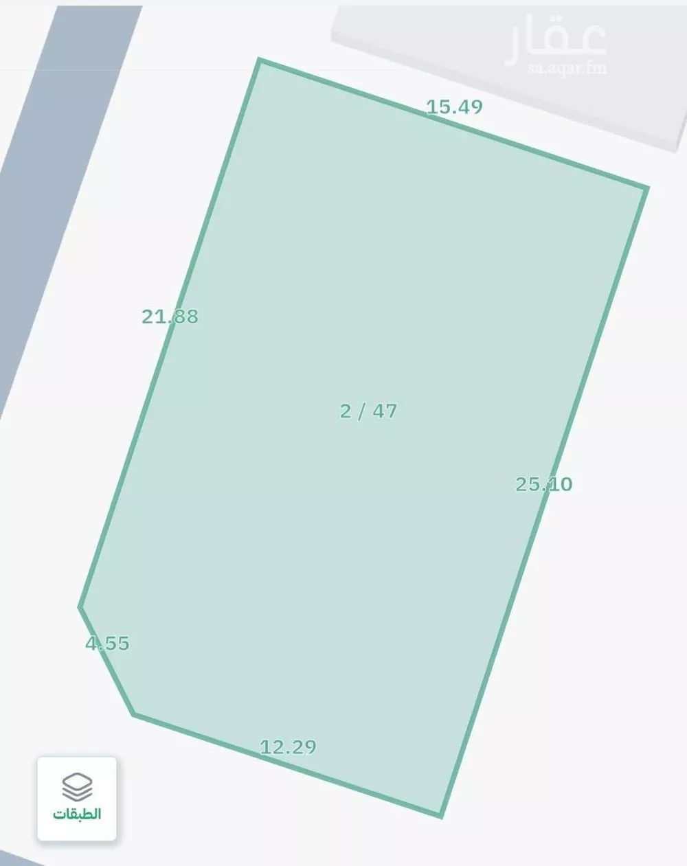 أرض للبيع في شارع بليل ابن بلال, حي العزيزية, مدينة المدينة المنورة, منطقة المدينة المنورة 1 صورة