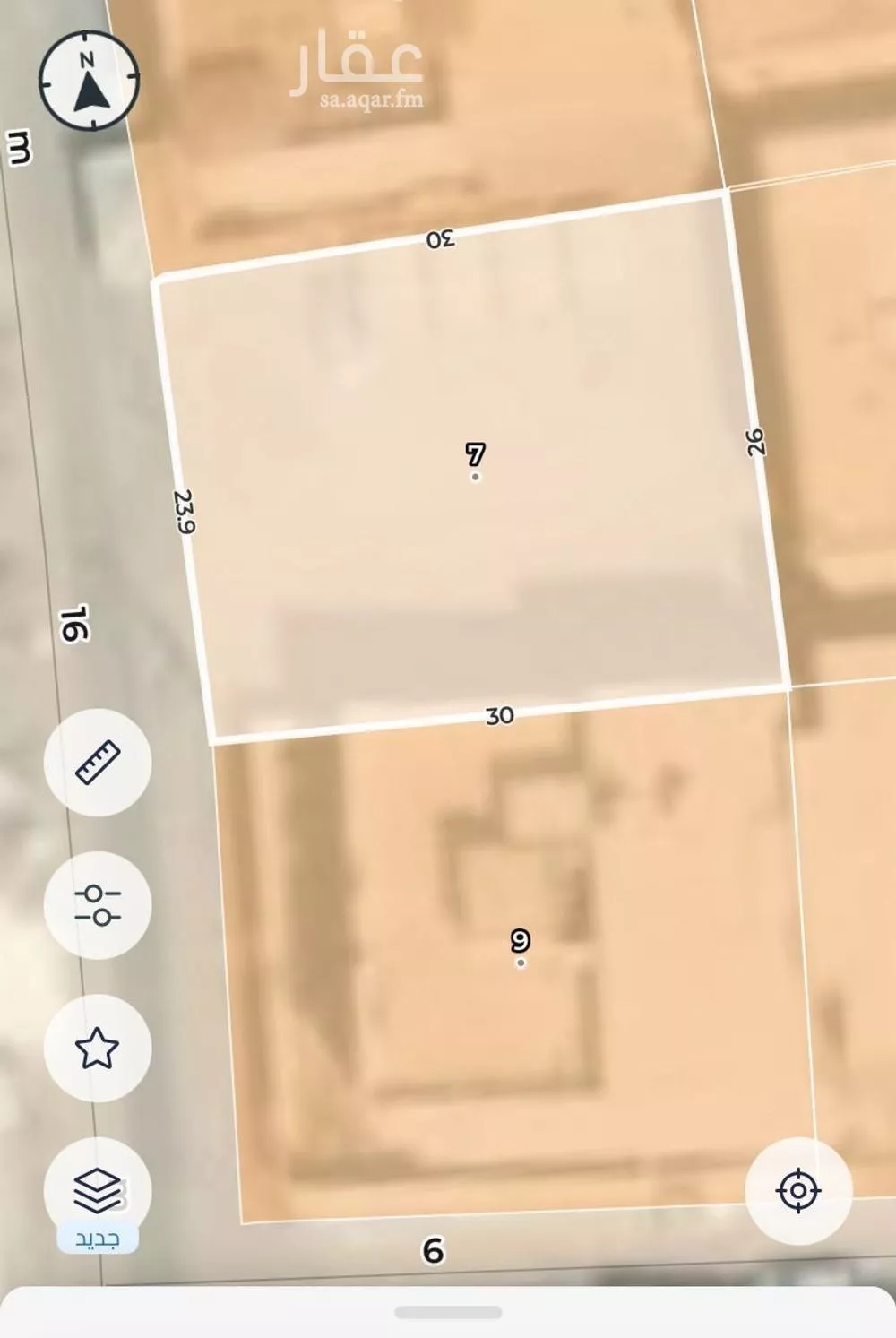 أرض للبيع في شارع عبدالرحمن ابن الزين المقدسي, حي الجابرة, مدينة المدينه المنوره, منطقة المدينة المنورة 1 صورة
