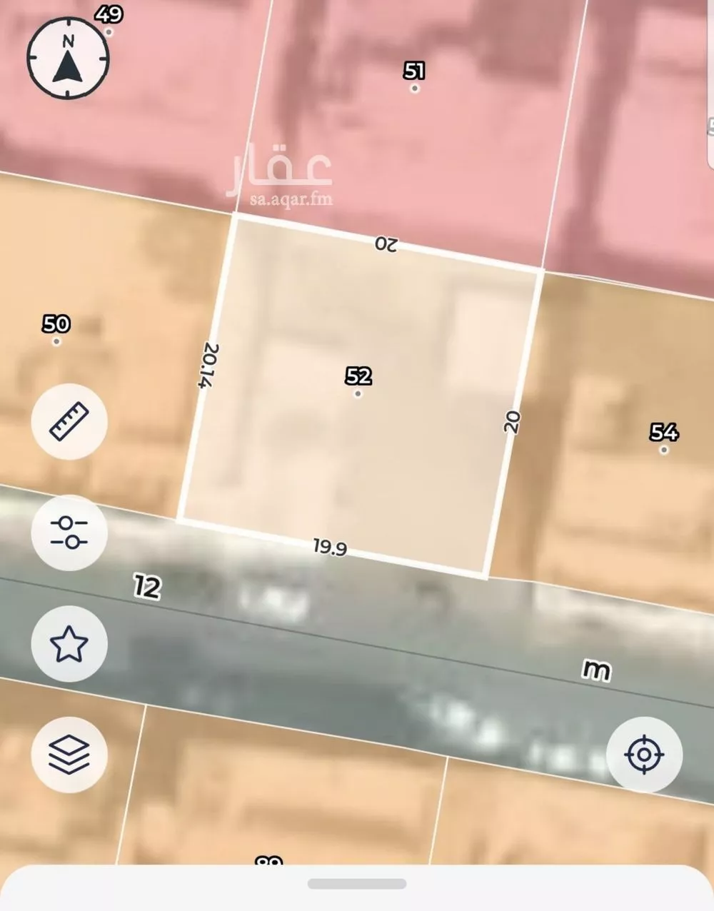 أرض للبيع في شارع ابراهيم بن يزيد الخوزي, حي الدفاع, مدينة المدينه المنوره, منطقة المدينة المنورة 1 صورة
