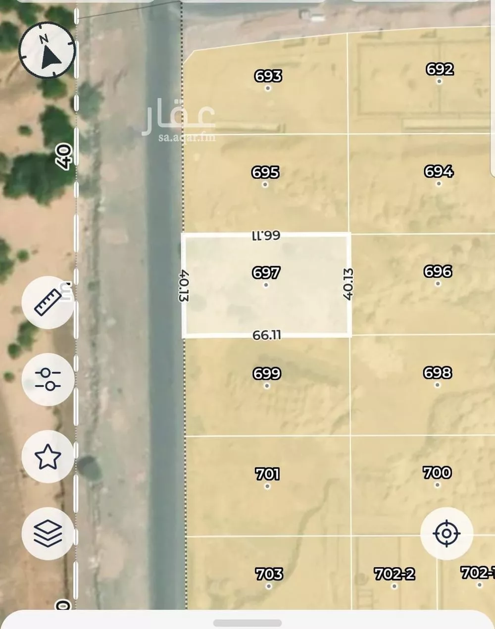 أرض للبيع في شارع قيس بن السكن, حي الشافية, مدينة المدينه المنوره, منطقة المدينة المنورة 1 صورة