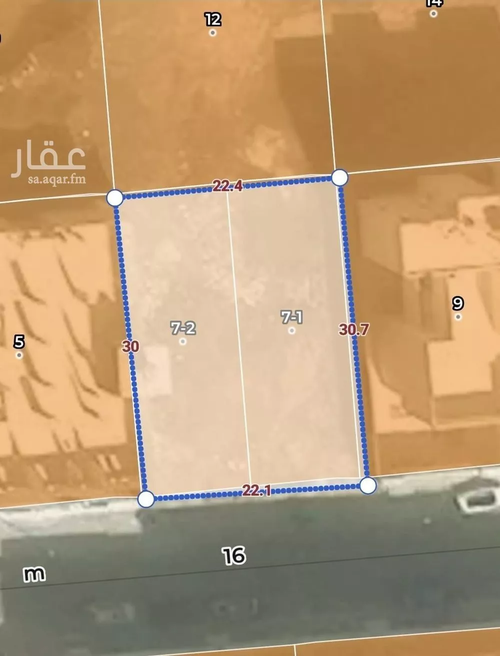 أرض للبيع في شارع اسيد ابن عاصم, حي الاناهي, مدينة المدينة المنورة, منطقة المدينة المنورة 1 صورة